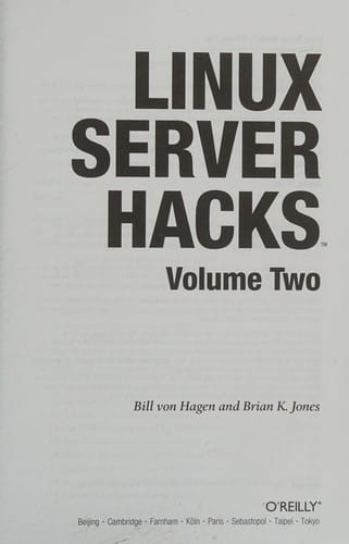 Linux server hacks.
