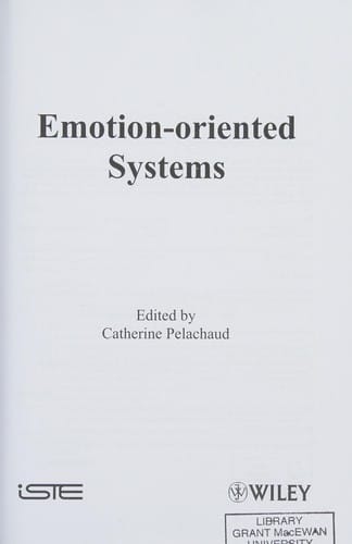 Emotion-oriented systems