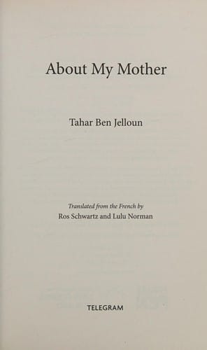 About My Mother: A Novel