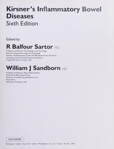 Kirsner's inflammatory bowel diseases