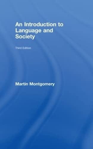 An introduction to language and society