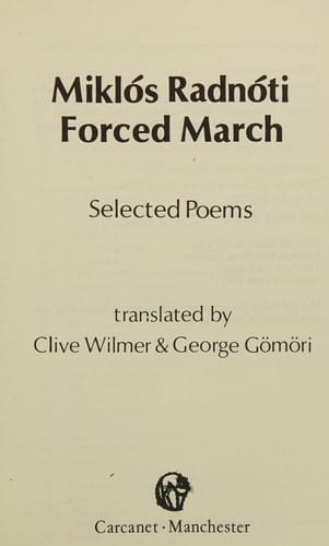 Forced march: selected poems