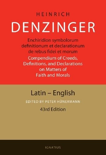 Compendium of creeds, definitions, and declarations on matters of faith and morals