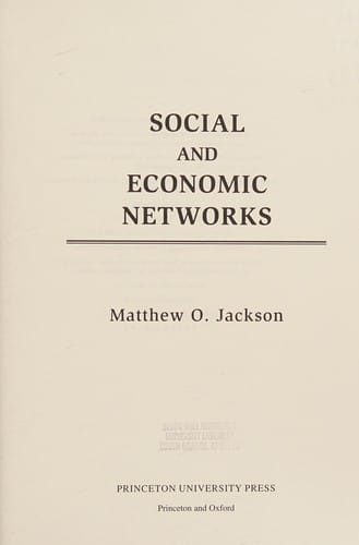 Social and economic networks