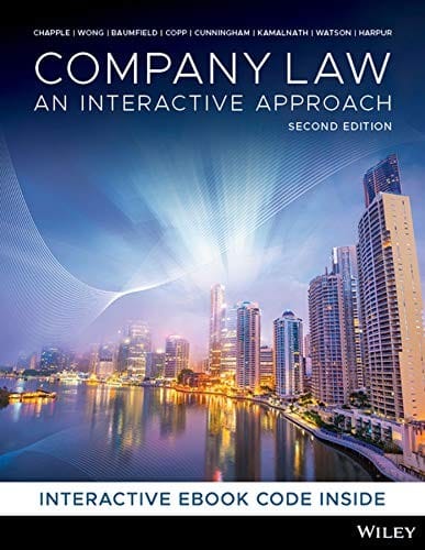 Company Law: An Interactive Approach 2e Print and Interactive E-Text
