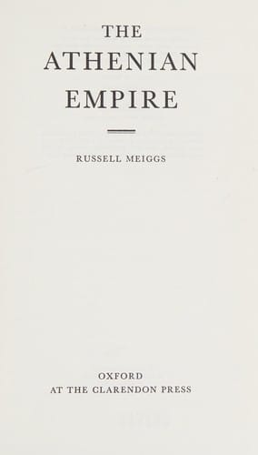 The Athenian empire.