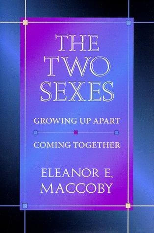 The two sexes: growing up apart, coming together