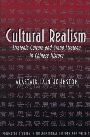 Cultural realism: strategic culture and grand strategy in Chinese history