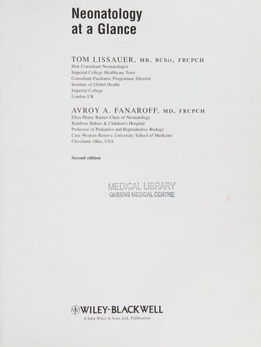 Neonatology at a glance