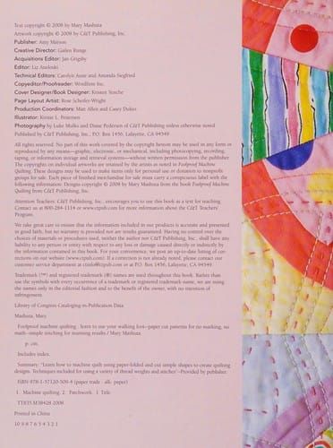 Foolproof machine quilting: learn to use your walking foot--paper cut patterns for no marking, no math--simple stitching for stunning results