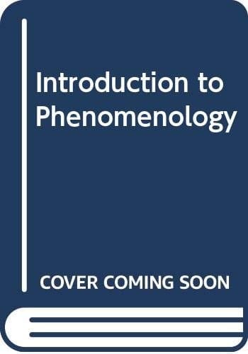 Introduction to Phenomenology