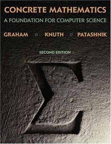 Concrete mathematics: a foundation for computer science