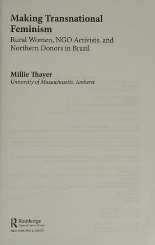 Negotiating the Global: Women's Movements in Brazil and the Transnational Feminist Public