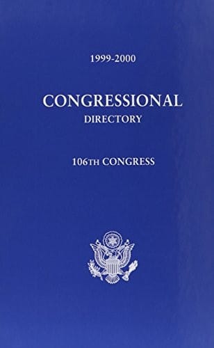 1999-2000 Official Congressional Directory: 106th Congress (Official Congressional Directory)