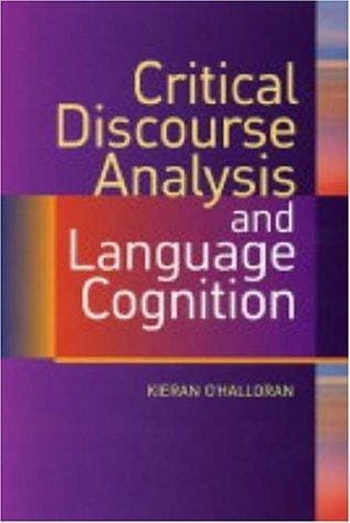 Critical Discourse Analysis and Language Cognition