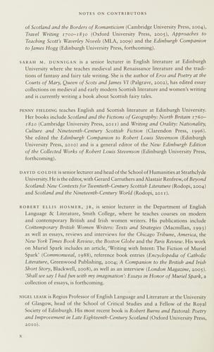 The Cambridge companion to Scottish literature