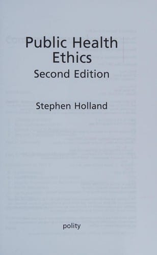 Public Health Ethics