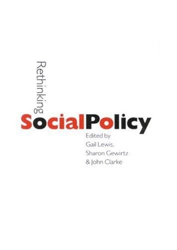 Rethinking social policy
