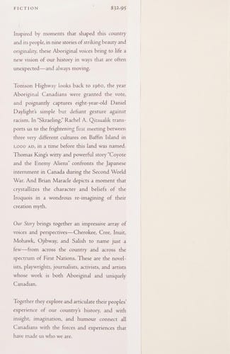 Our story: Aboriginal voices on Canada's past