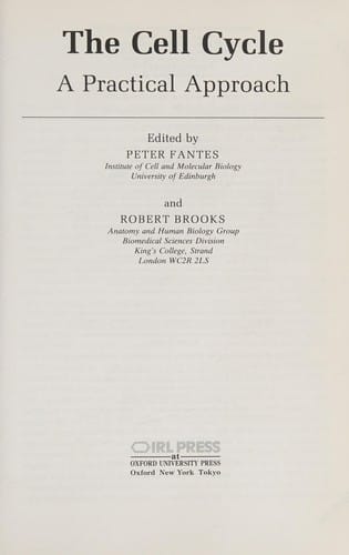 The Cell cycle: a practical approach