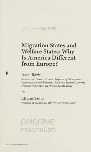 Migration states and welfare states: why is America different from Europe?