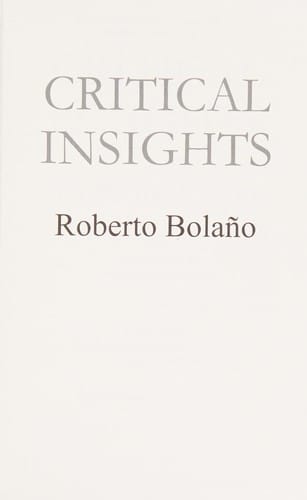 Roberto Bolano