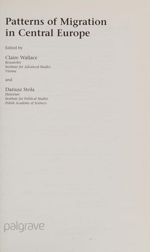 Patterns of migration in Central Europe