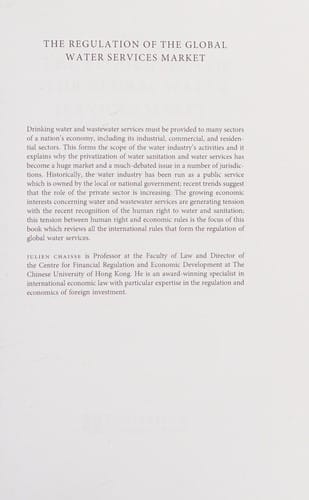 Regulation of the Global Water Services Market