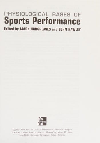 Physiological bases of sports performance