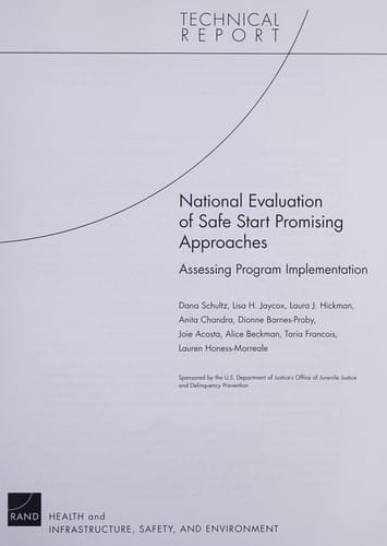 National evaluation of Safe Start Promising Approaches: assessing program implementation