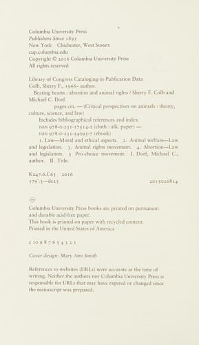 Beating Hearts: Abortion and Animal Rights