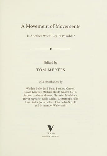A movement of movements: is another world really possible?