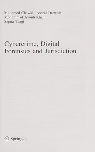 Cybercrime, Digital Forensics and Jurisdiction