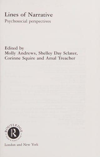 Lines of narrative: psychosocial perspectives