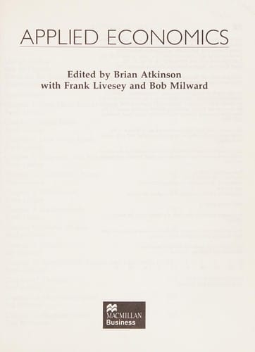 Applied economics