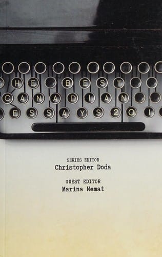 Best Canadian Essays 2017