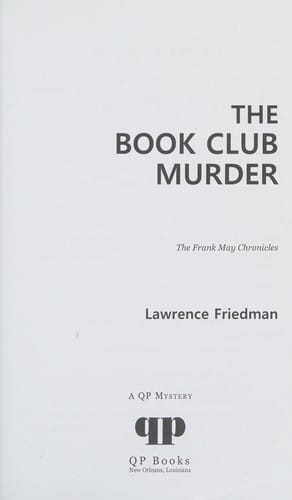 The Book Club Murder