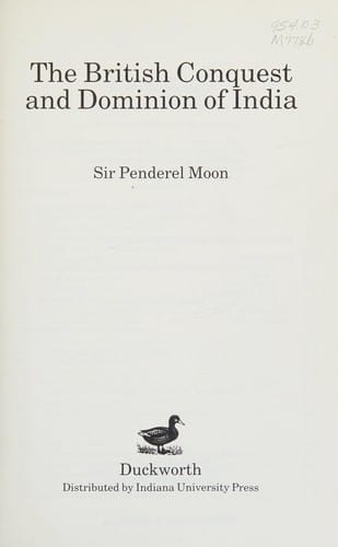 The British conquest and dominion ofIndia