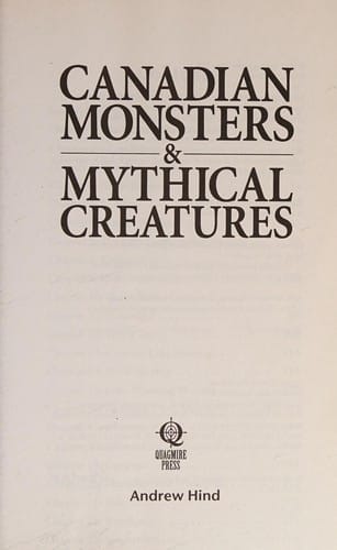 Canadian Monsters and Mythical Creatures