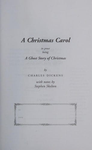 Charles Dickens A Christmas Carol- Special Church Edition