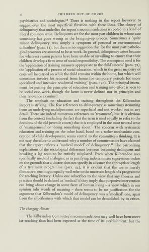 Children out of court