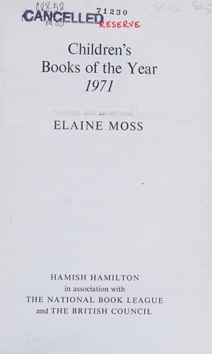 Children's books of the year.