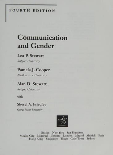 Communication and gender