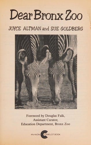 Dear Bronx Zoo