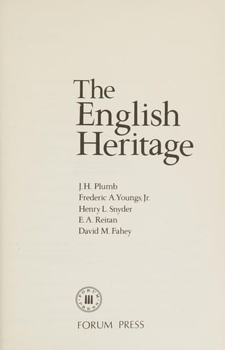 The English heritage