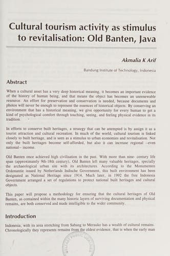 Expressions of culture, identity and meaning in tourism