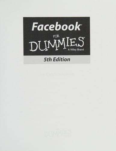 Facebook for Dummies
