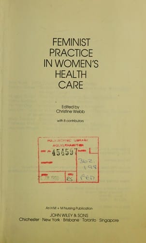 Feminist Practice in Women's Health Care