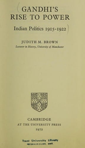 Gandhi's rise to power, Indian politics 1915-1922