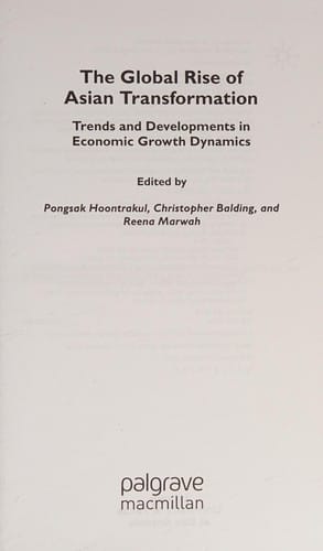 The global rise of Asian transformation: trends and developments in economic growth dynamics